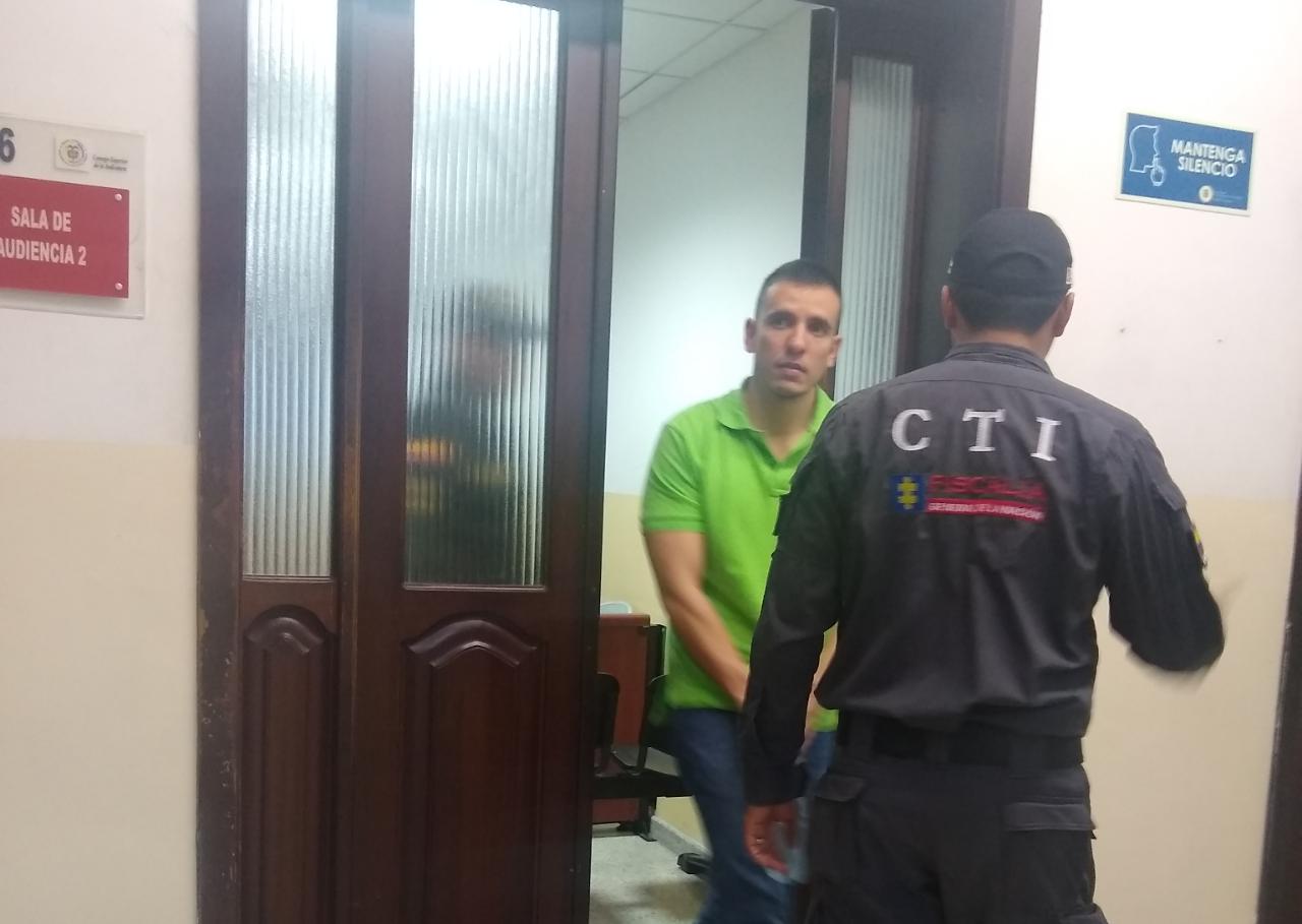 Félix García Chabur en Palacio de Justicia de Ibagué.