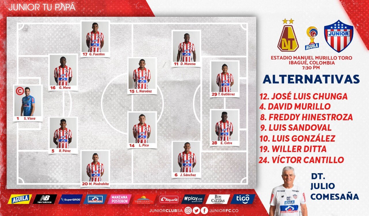 Junior y su equipo Inicialista