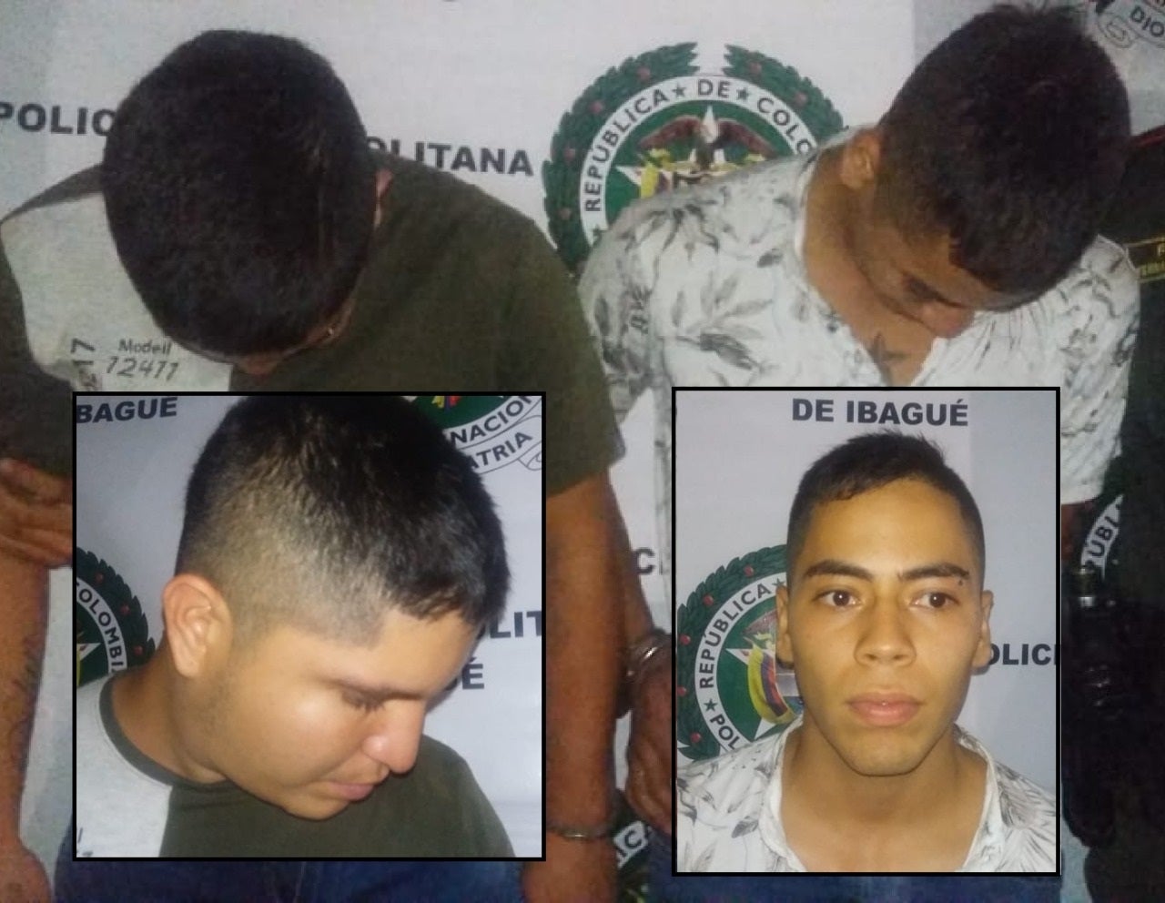 Detenidos delincuentes