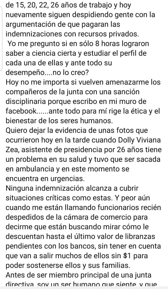 Denuncia Tania Sierra