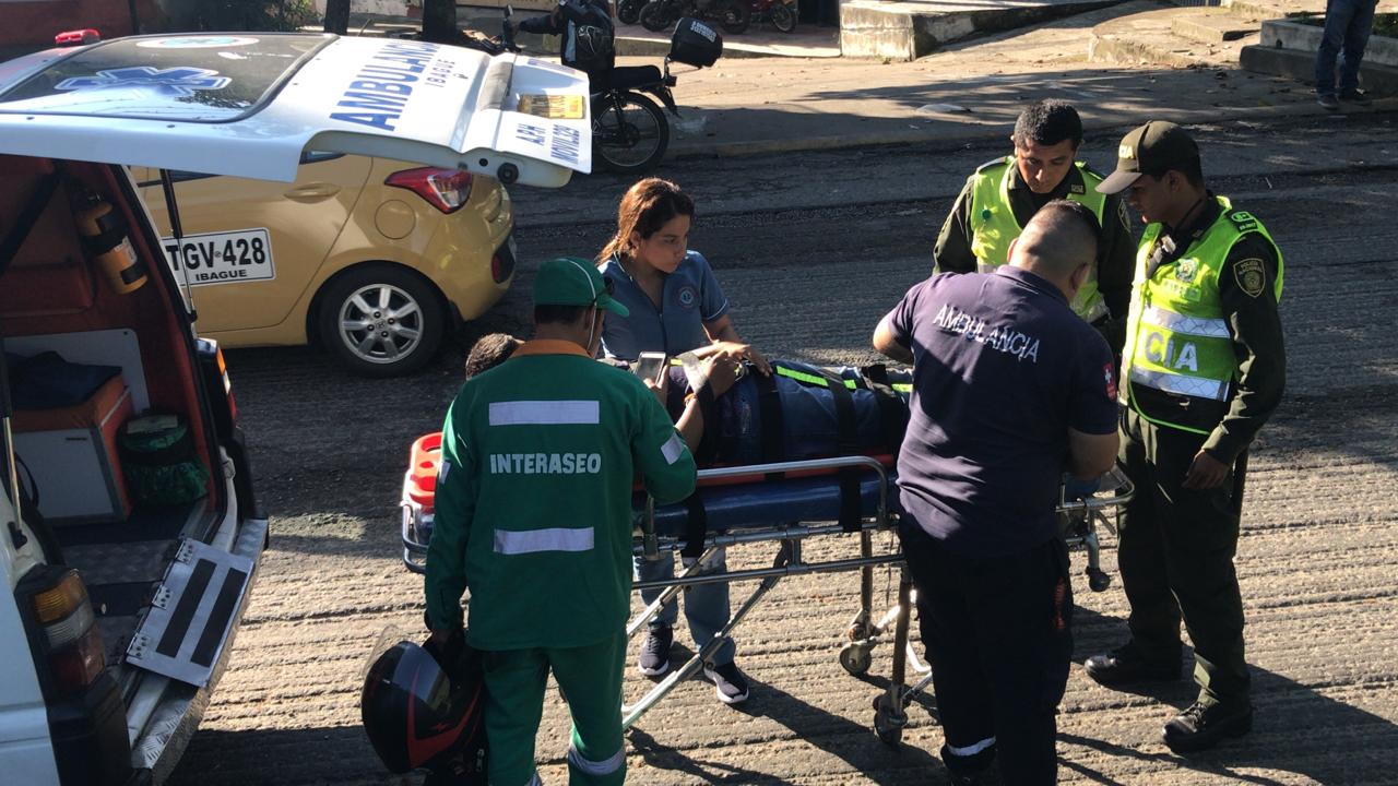 Accidente motociclista Ibagué