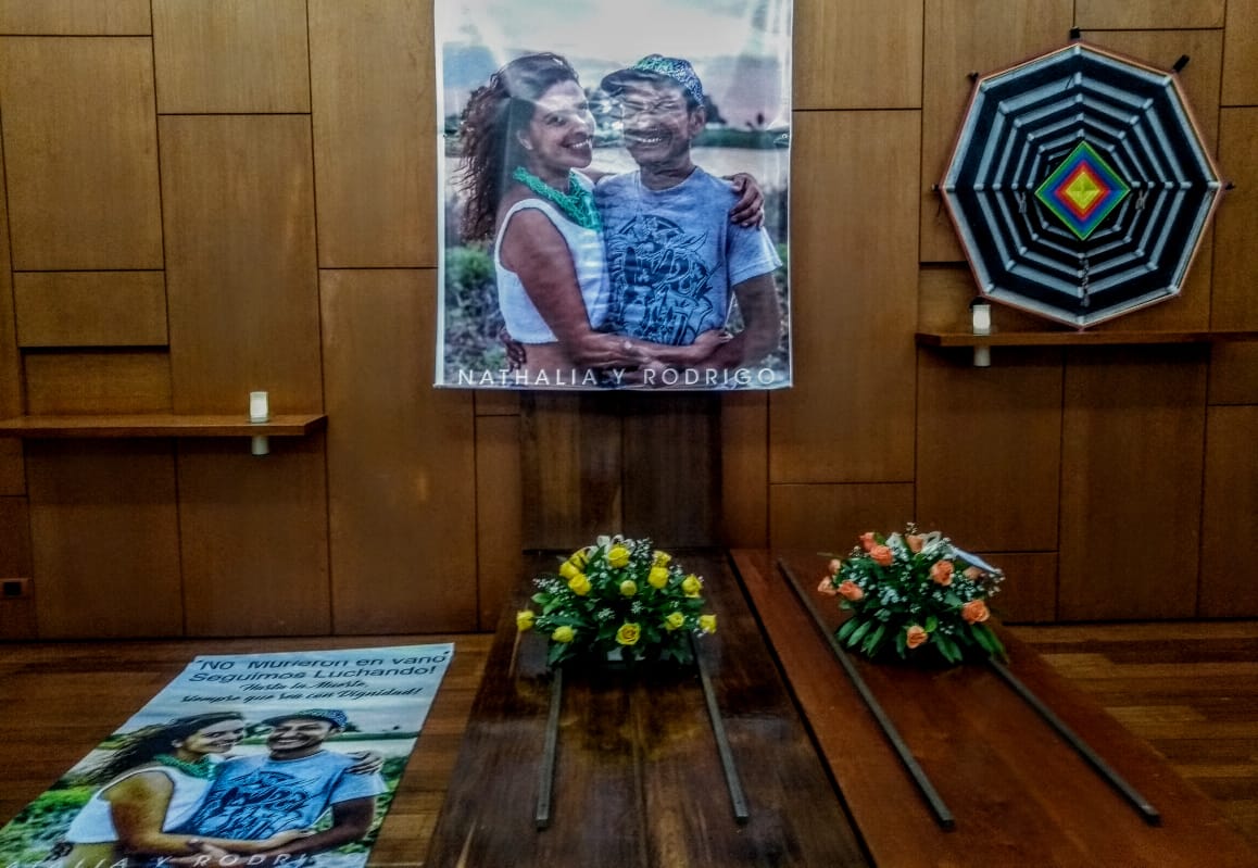 Velorio Simbólico de pareja asesinada en la Costa Caribe