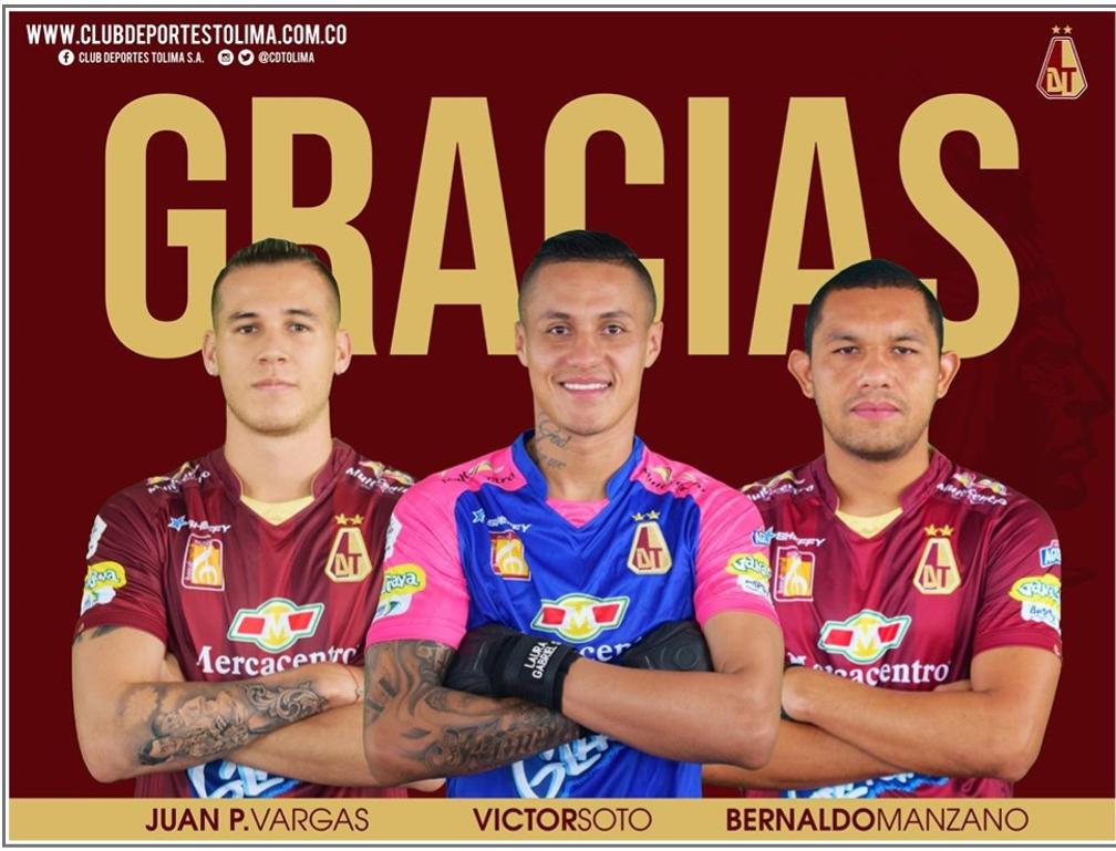 Jugadores salientes del DT