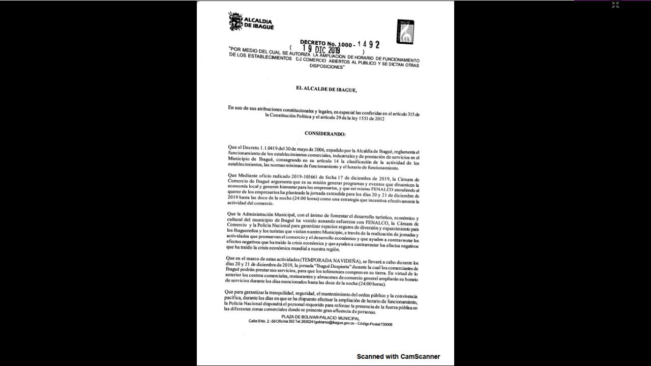 Decreto pico y placa