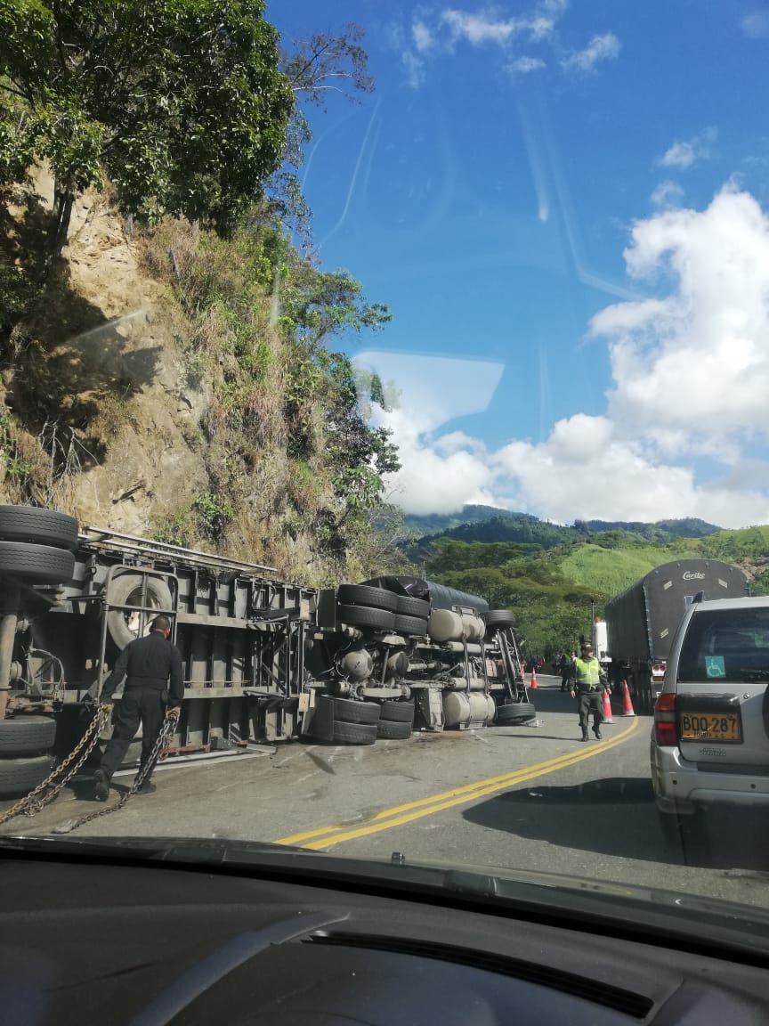 Accidente vía Cajamarca