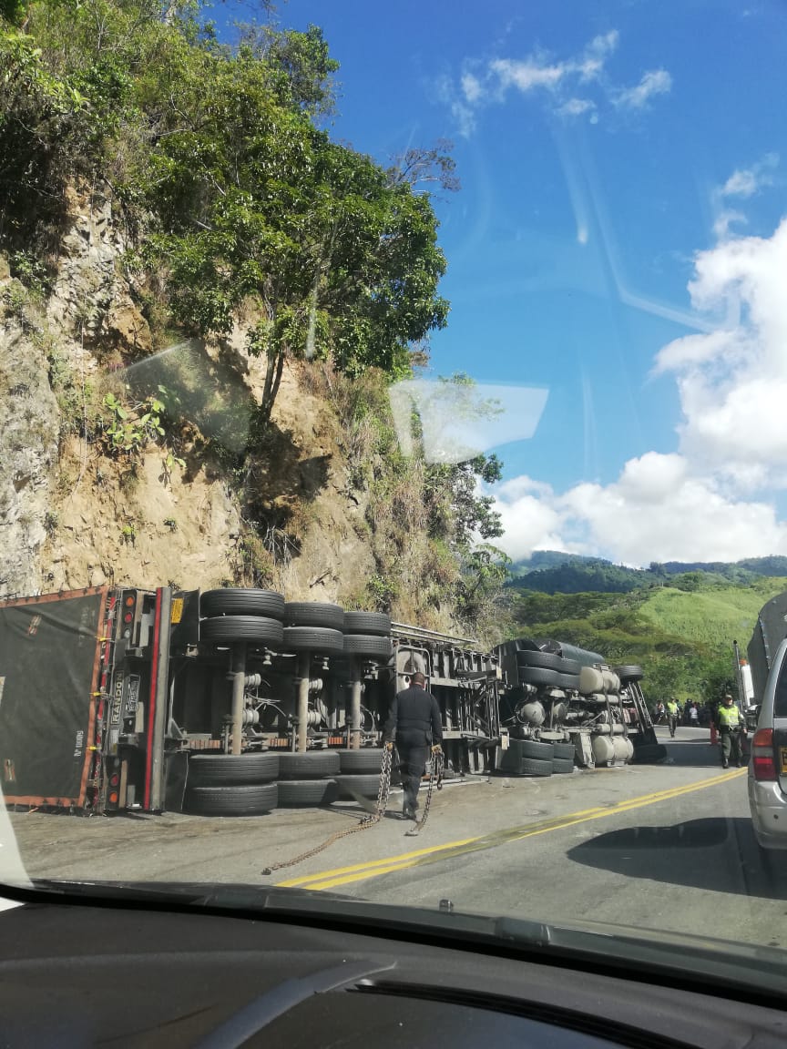 Accidente vía Cajamarca