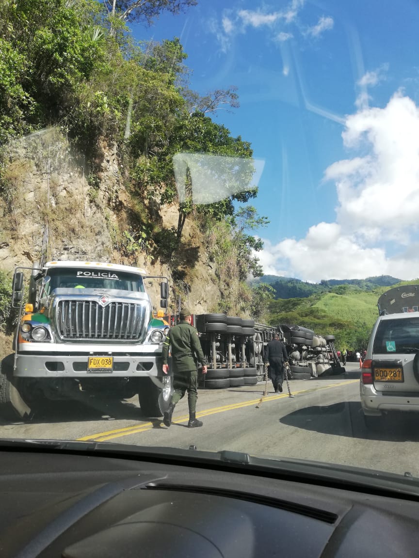 Accidente vía Cajamarca