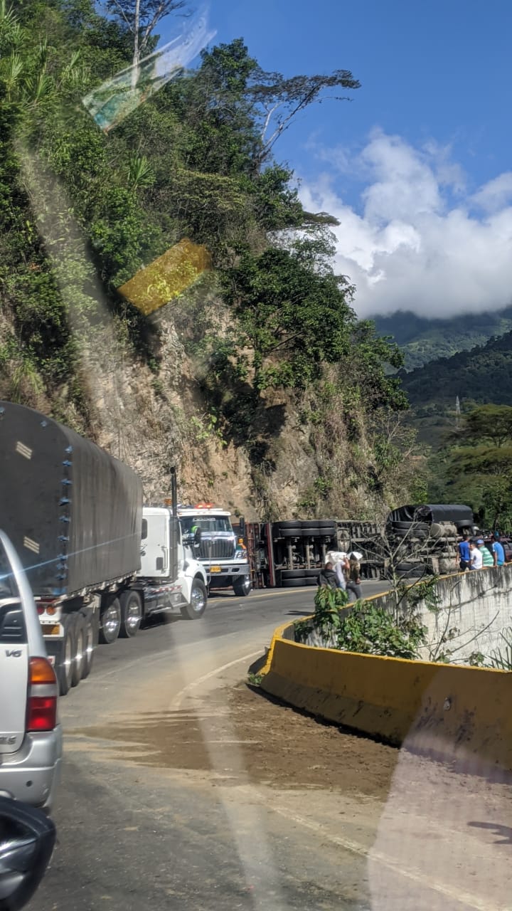 Accidente vía Cajamarca