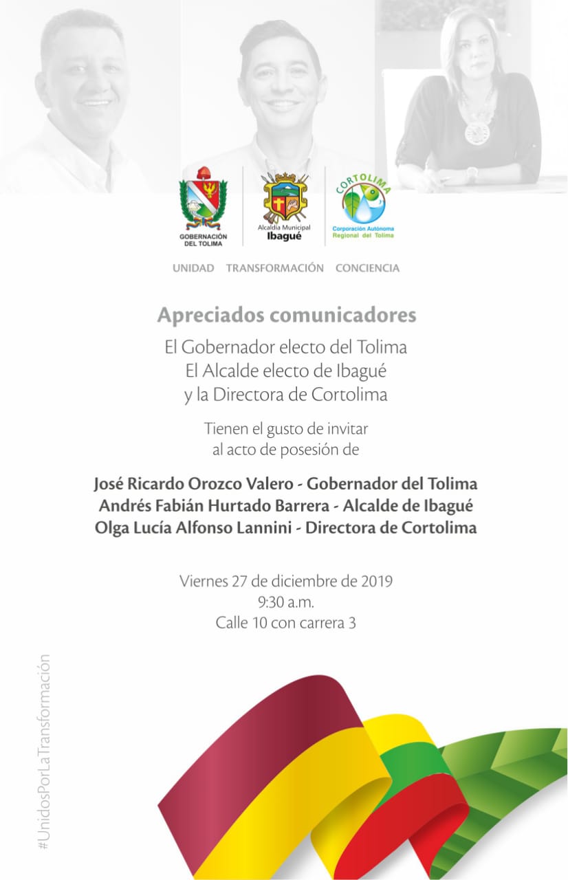 Invitación posesión