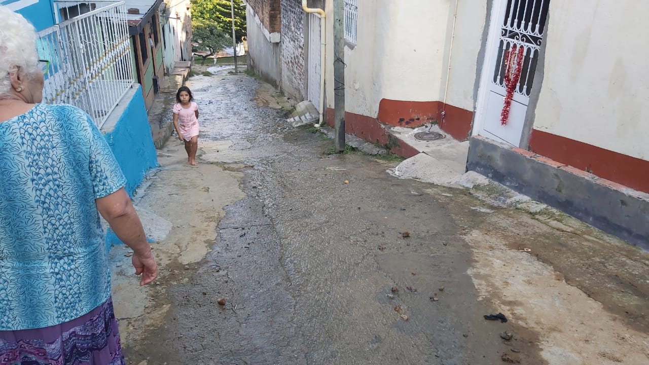 Tubo roto por el Ibal