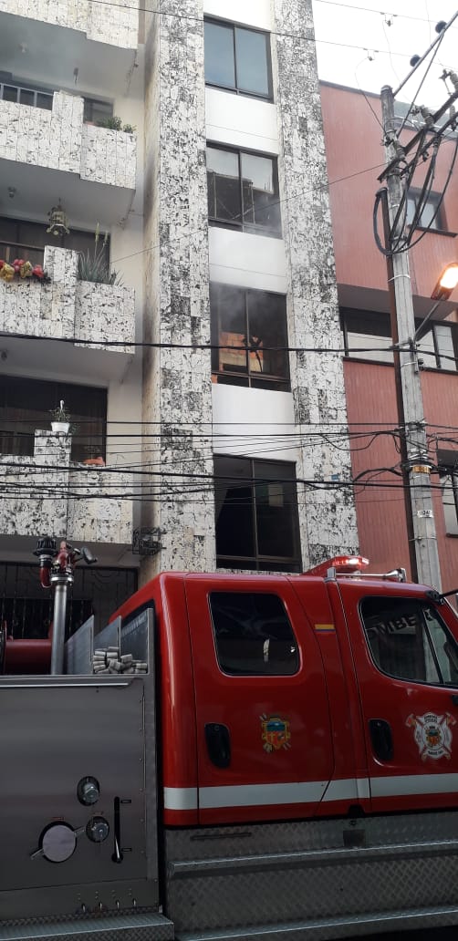 Incendio en el barrio la Pola