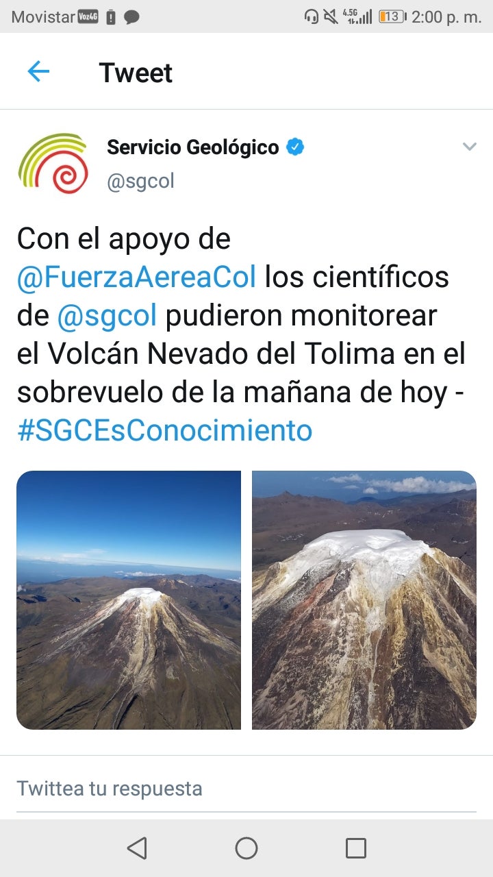 Tweet de la Fuerza Área
