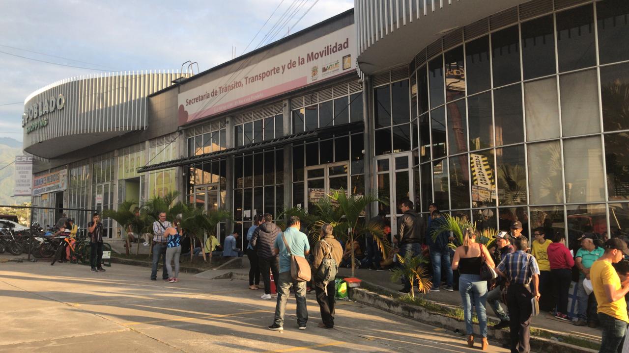 Colapso en tránsito