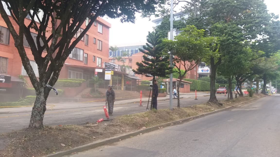 Avenida Guabinal se encuentra en mantenimiento para una mejor movilidad