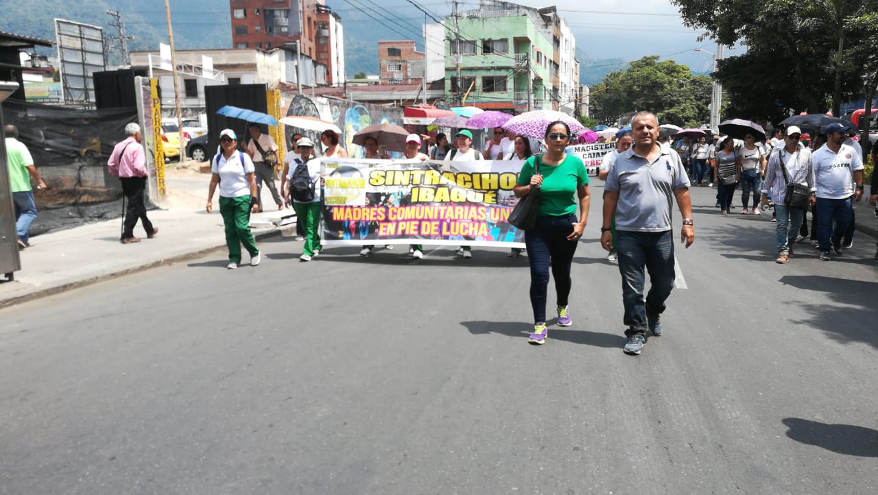 Marcha Fecode Ibagué