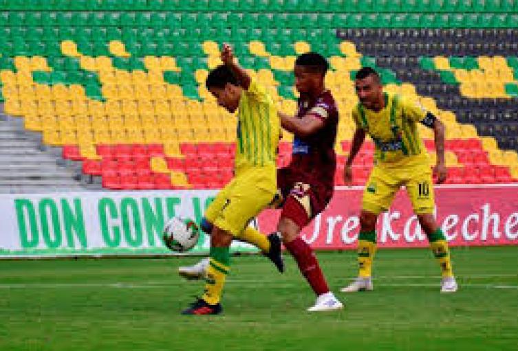 Finaliza el primer tiempo Bucaramanga vs Tolima