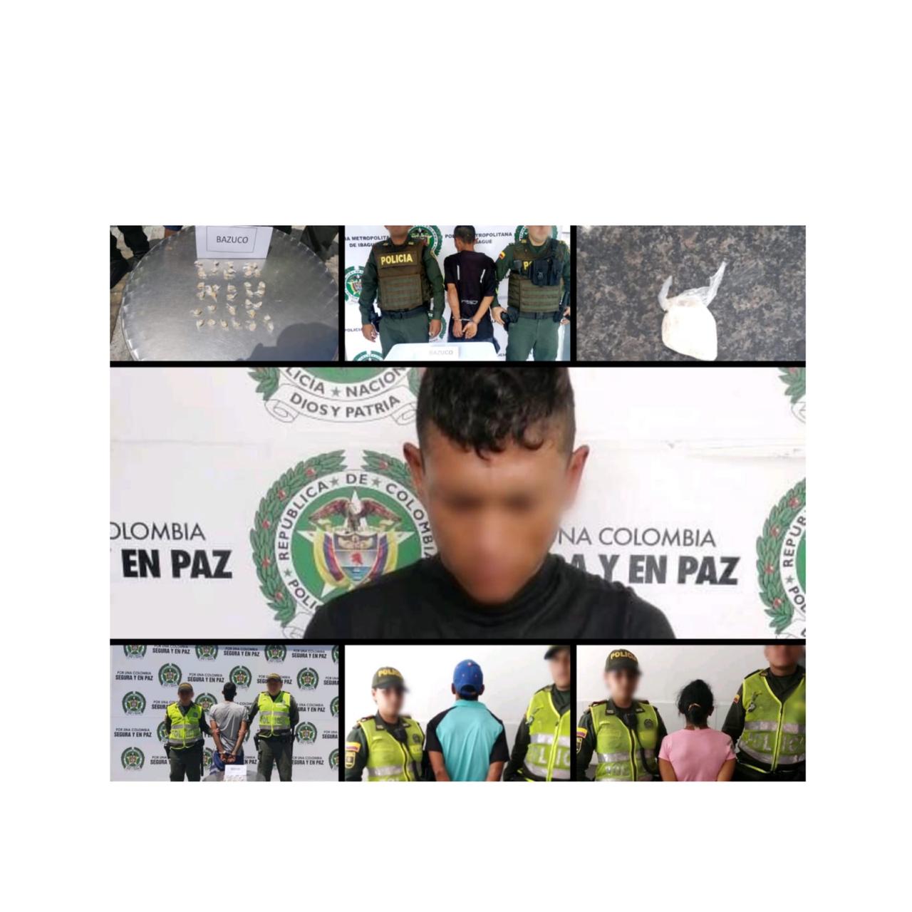 Capturaron a 5 personas por microtráfico