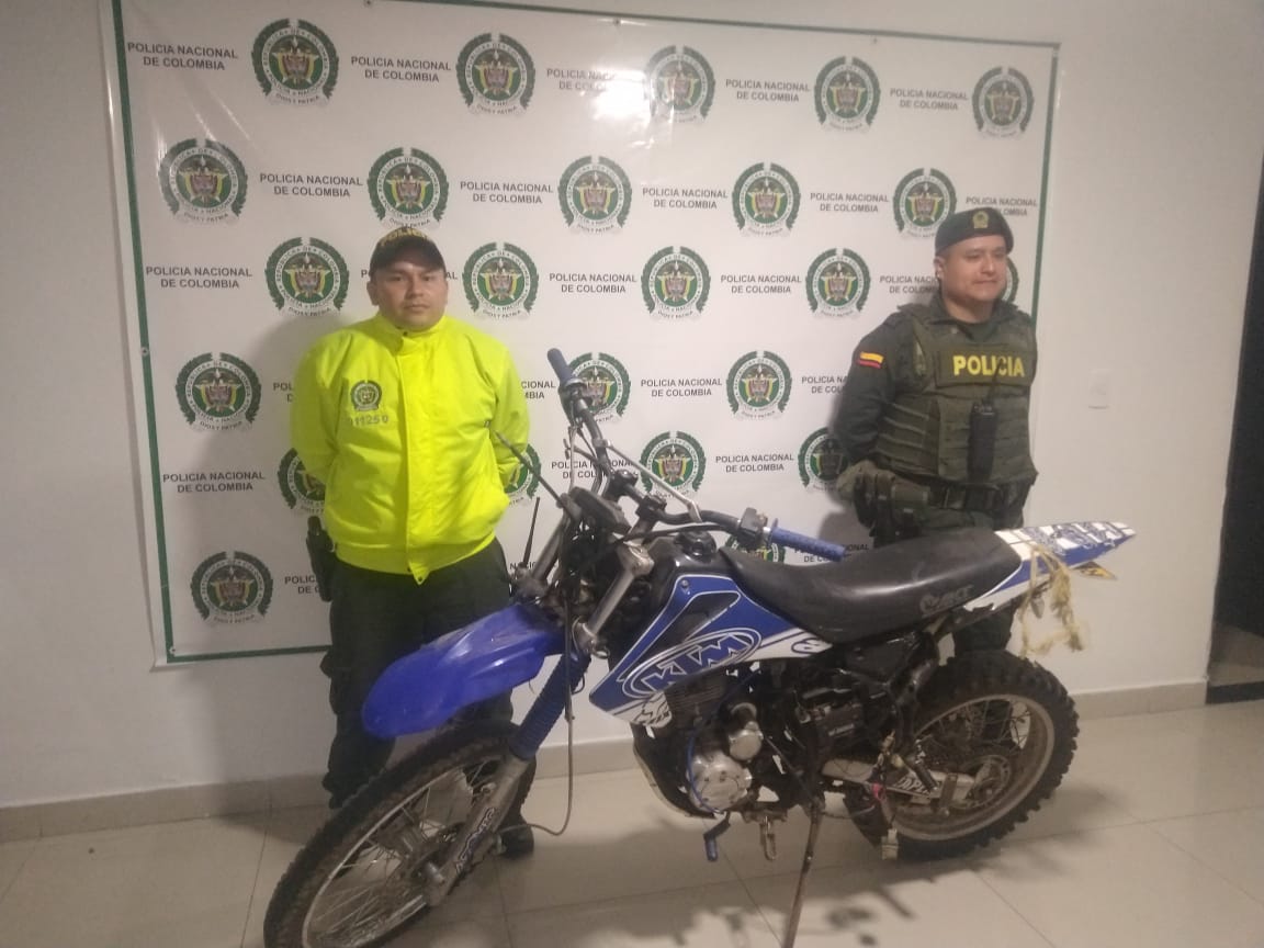 Recuperaron moto robada