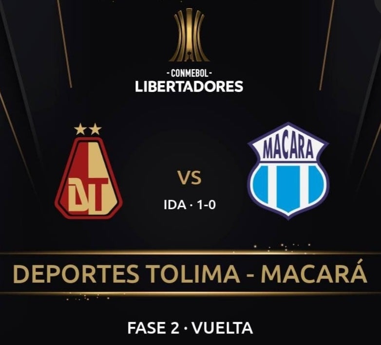 Tolima vs Macará partido de vuelta Copa Libertadores