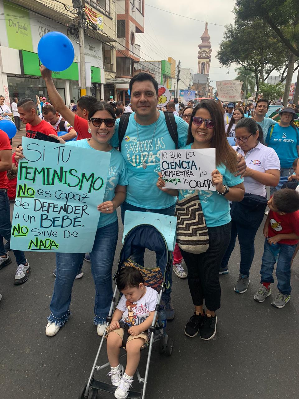 Marcha en contra del aborto