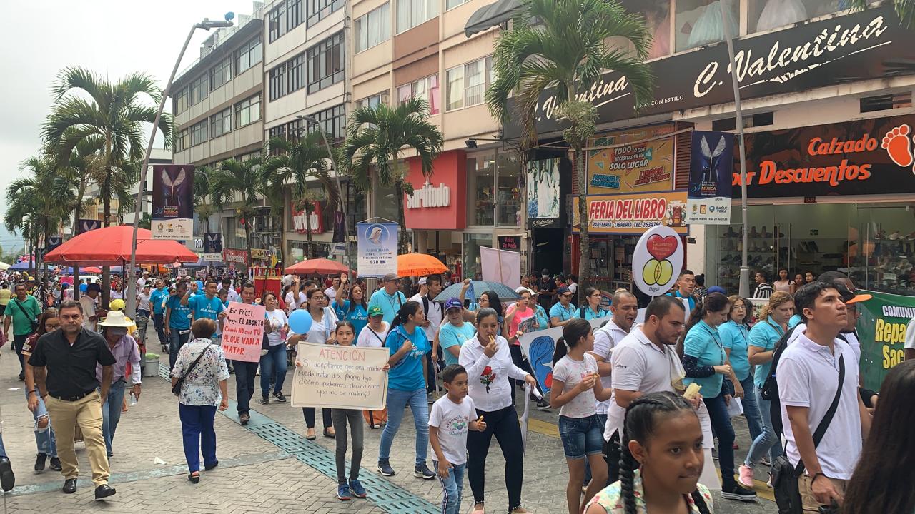 Marcha en contra del aborto