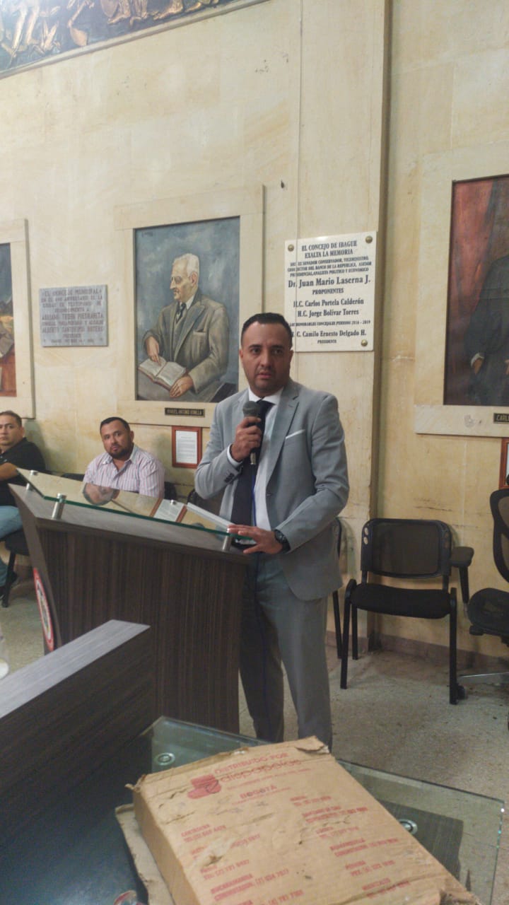 Wilson Prada nuevo Personero de Ibagué