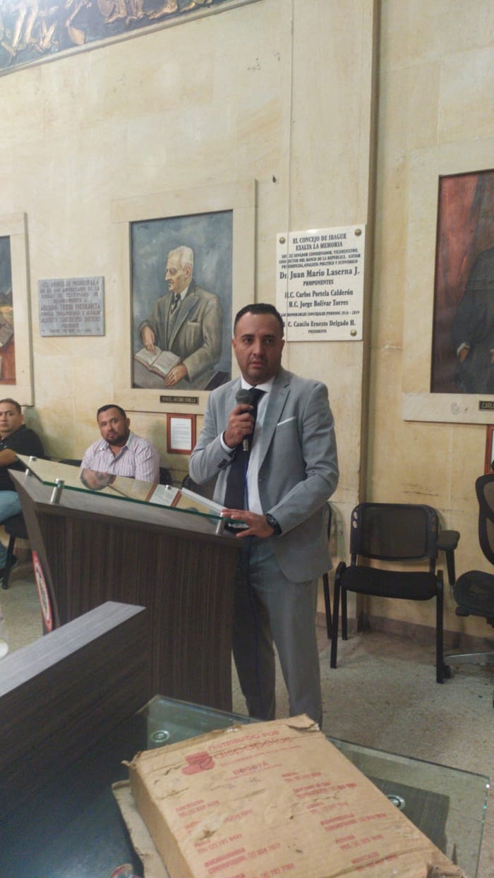 Wilson Prada nuevo Personero de Ibagué