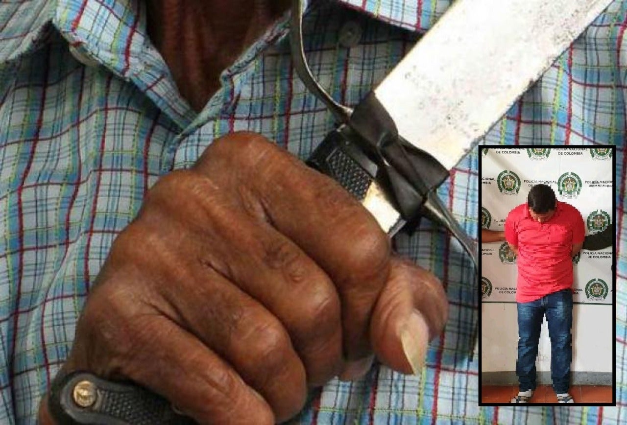 Vio a su ex con un nuevo amor y casi los mata a machete