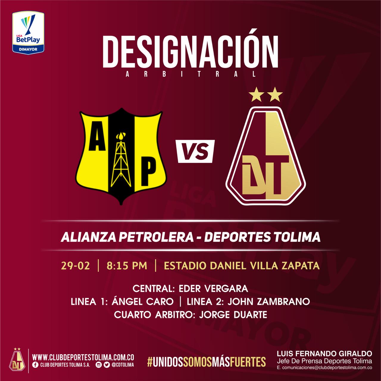 Los encargados de impartir justicia en el estadio Daniel Villa Zapata