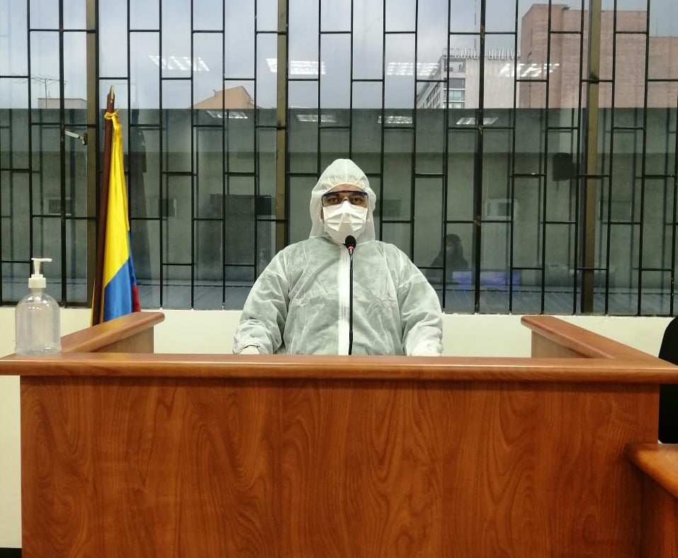 Jueces de Paloquemao en prevención por el coronavirus