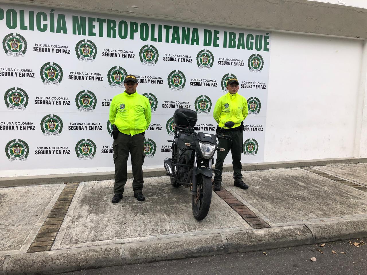 Moto robada en Ibagué