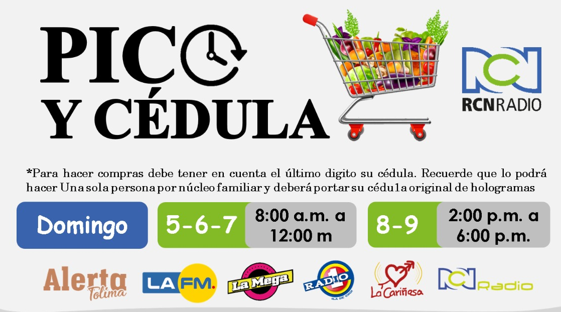 Pico y cédula en Ibagué