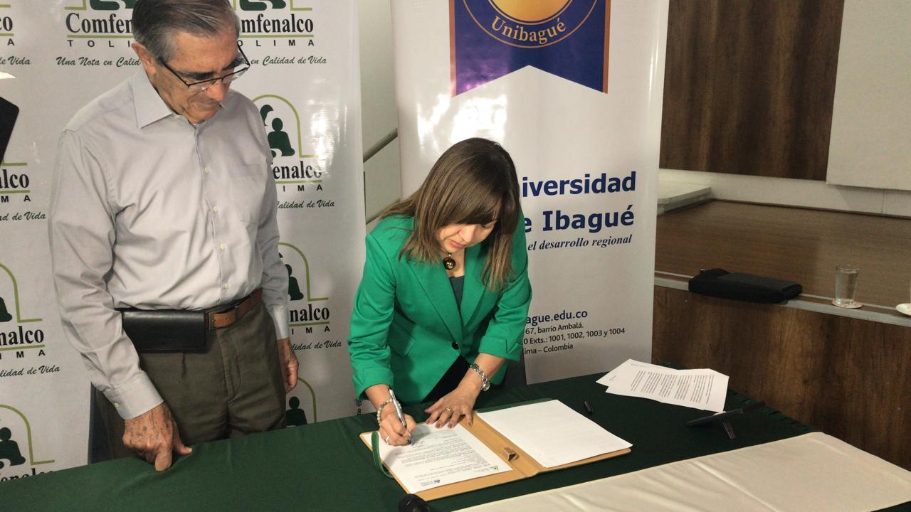 Unión entre Comfenalco y Universidad de Ibagué