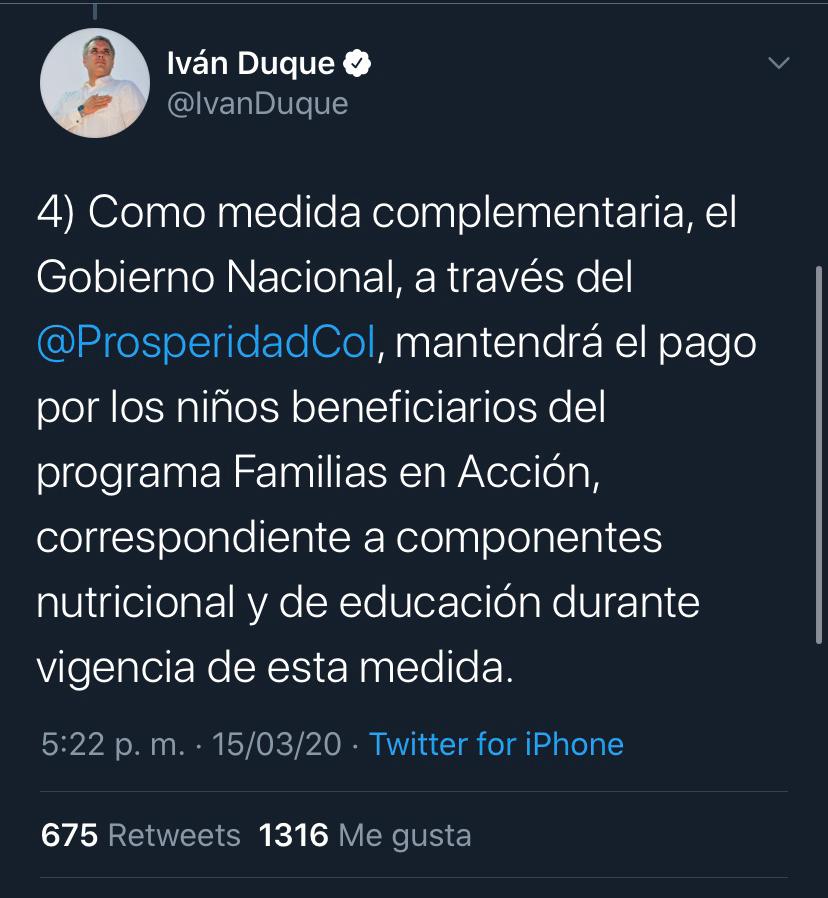 Nuevas medidas frente a la situación educativa en Colombia