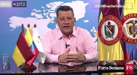 Orozco reveló cómo ha sido la pandemia COVID-19 en el departamento y que retos hay que solucionar durante el gobierno