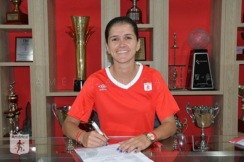 Jugadora del América de Cali