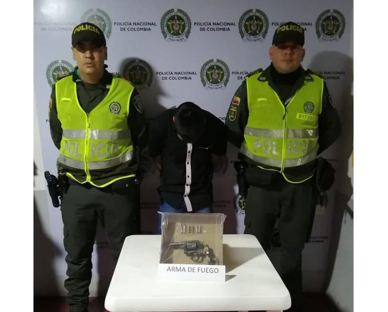 Capturado haciendo tiros al aire en Ibagué