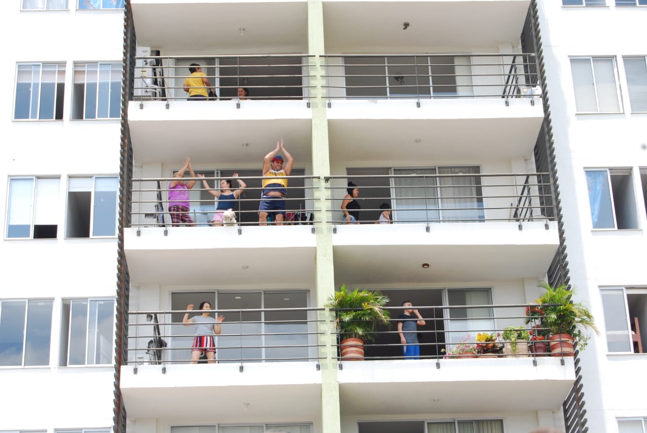 Alcaldía y Policía hacen ejercicio con la comunidad