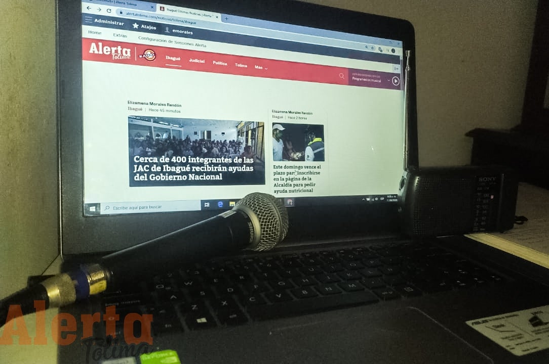 RCN Radio y Alerta Tolima informan desde casa en crisis COVID-19
