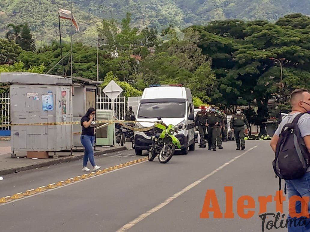 Uno de los agredidos fue trasladado al Hospital Federico Lleras Acosta