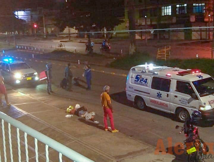 Accidente en las calles de Ibagué