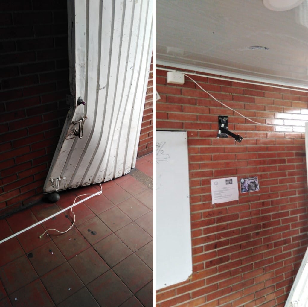 Robo a colegio en Ibagué