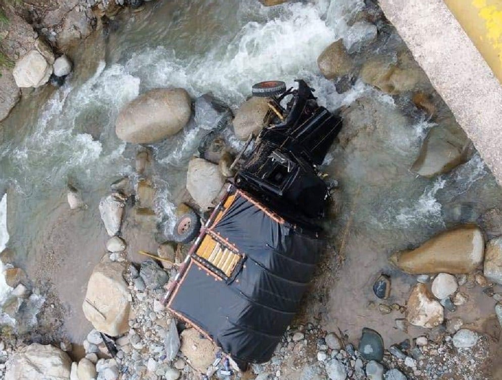 Accidente en Rioblanco