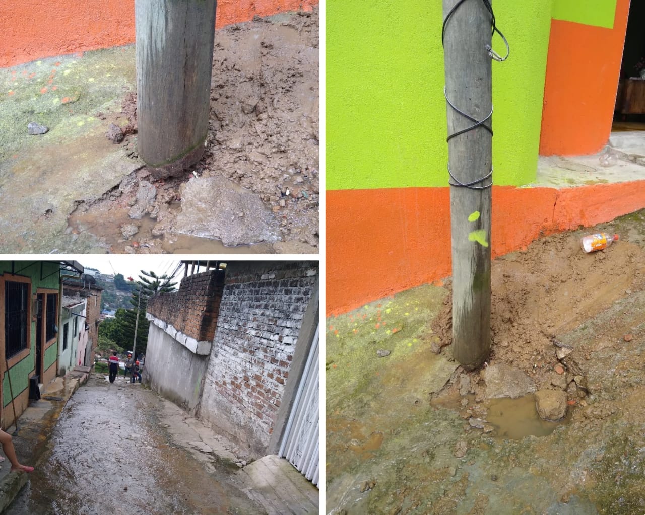 Fuga de aguas en el sur de ibagué