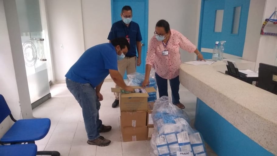 Los hospitales de Coyaima, Planadas, Dolores, Saldaña, Alpujarra, Ortega, Prado y Ataco han recibido elementos de protección