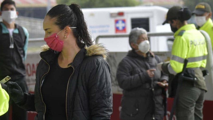 Personas contagiadas por coronavirus