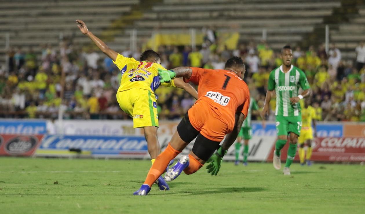 Huila perdió ante Nacional