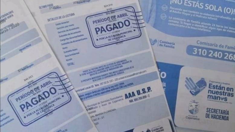 No incluyen las deudas atrasadas, pago de medidores y acuerdos pactadas con la empresa de servicios públicos