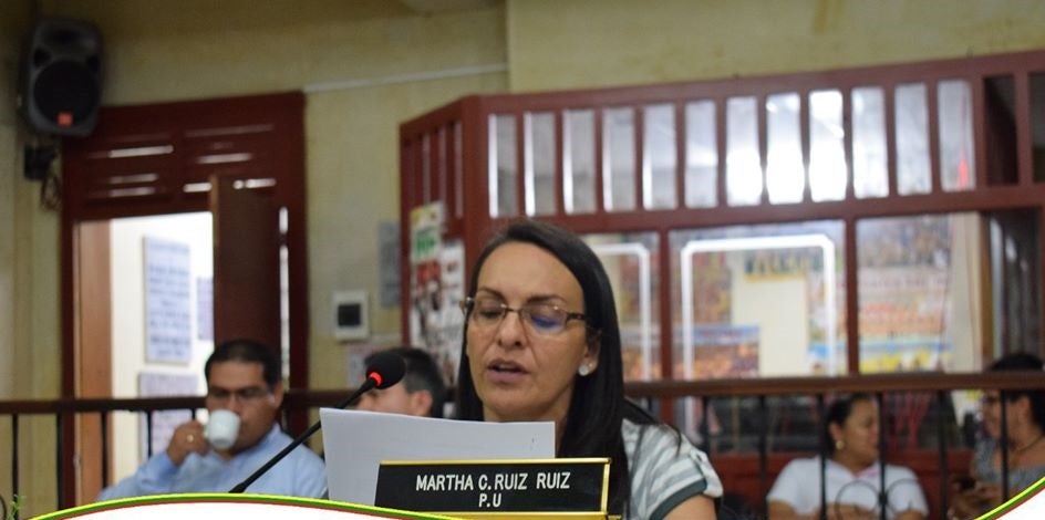 Concejal Martha Ruíz