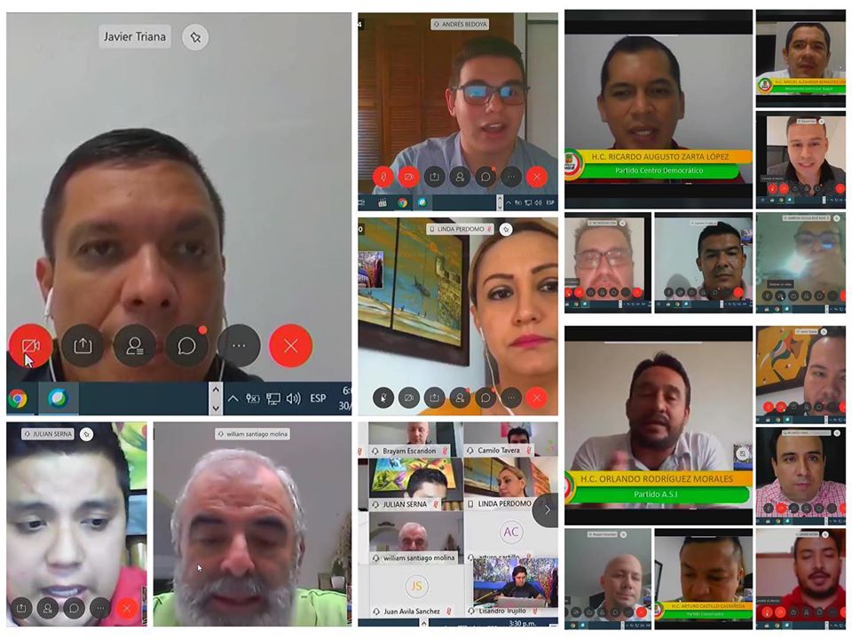 Sesiones virtuales del Concejo de Ibagué